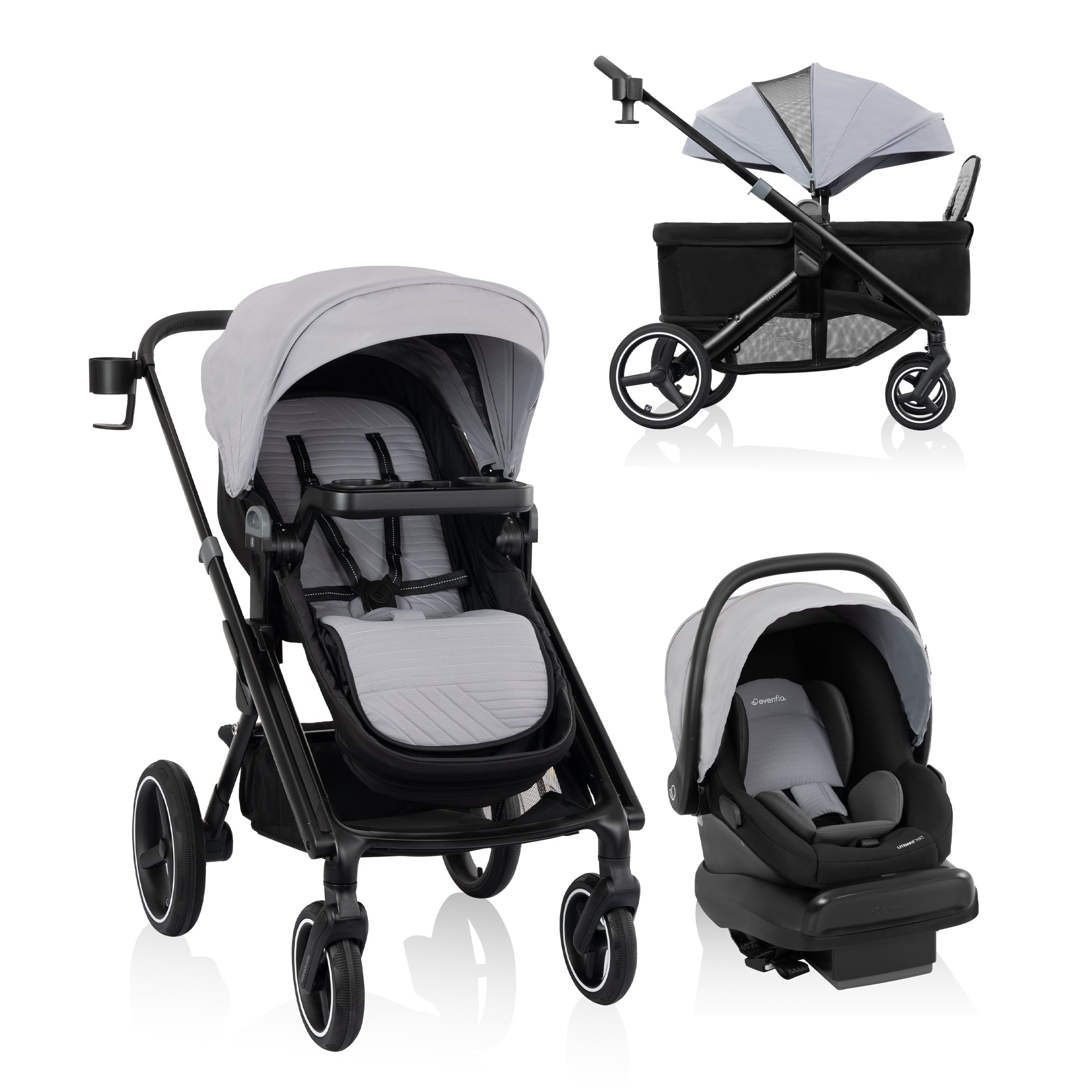 Evenflo Introduces Transformer Stroller-to-Wagon Travel System